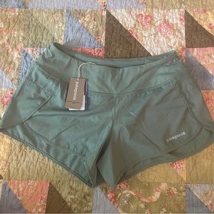 NWT Patagonia strider shorts 3 1/2”